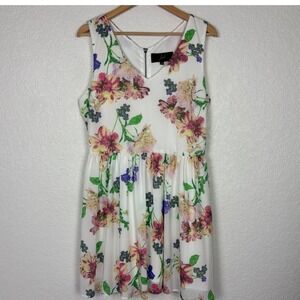 Jack By BB Dakota Womens Dress SZ 8 Floral Spring Easter Church Garden Party‎